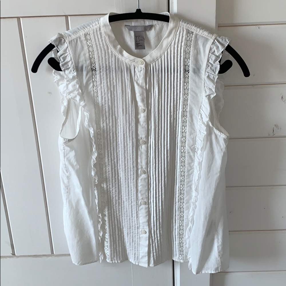 White thin blouse